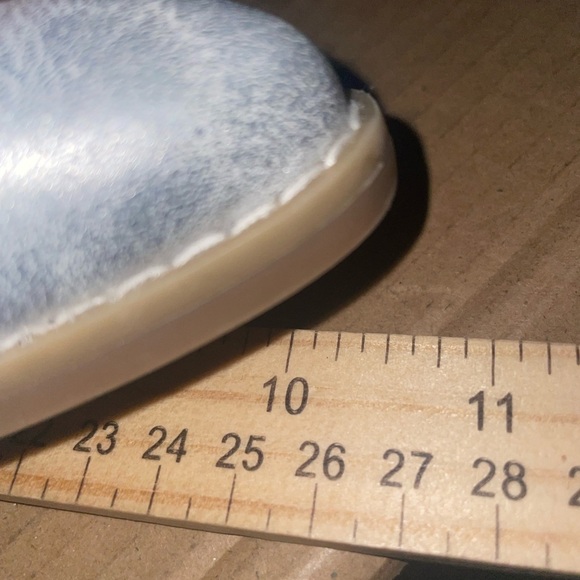 Size 10 Silver Block Heel Zip Pointed Toe Casual Ankle Boots Universal Thread - Picture 10 of 11